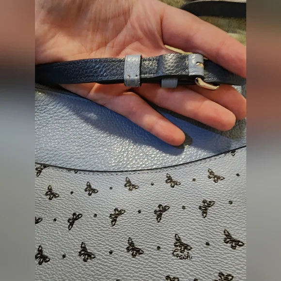 ✨️NWT✨️ Coach Butterfly Chaise Crossbody Bag, Special Edition, Cornflower, 2019 - Picture 13 of 13